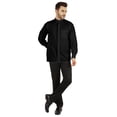 thumbnail image 2 of Bestman Solid Button-Down Shirt For Mens Chinese Collar Front Placket Formal Shirts, 2 of 7