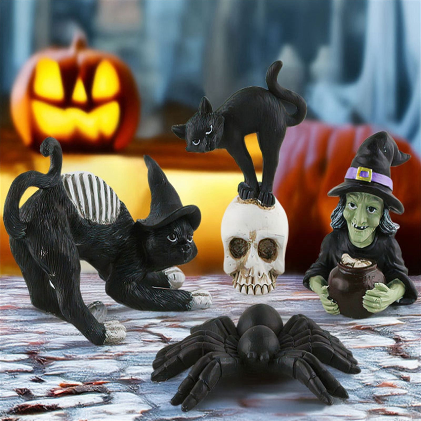Figurines de sorcière d'Halloween Figurine de résine Statue Statue