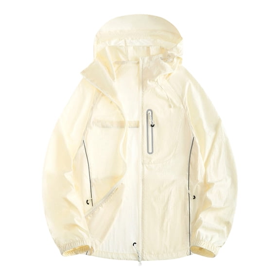 Guluxicc Athletic Hooded Jackets for Men Full Zipper Running Performance Long Sleeve Windbreaker Jackets for Outdoor Cycling Wear Fall Winter Casual Jackets