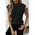 thumbnail image 4 of FOLUNSI Gilet Torsadé Chic à Col Montant - Incontournable d'Hiver, 4 of 8