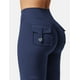 thumbnail image 4 of Leggins YEOREO Brittany Flare con bolsillos para mujer, color azul marino, 4 of 5