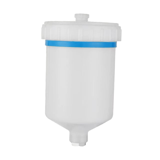 Alimentación por gravedad Bote de pintura Taza de pintura Botella Herramienta de mano Accs Práctico pulverizador de aire Taza para barniz Capa hilo interior