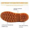 thumbnail image 6 of SAFETY LOONG Work Boots for Men Soft Toe Non Slip Rubber Sole Comfortable Full Grain Leather Waterproof Goodyear Welt Construction Shoes Wheat 8.5, 6 of 7