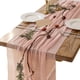 thumbnail image 2 of Tablecloth con bordes ásperos y enredaderas, paño envejecido nuevo, tejido de queso, vestimenta occidental, sensación de lujo, alta calidad, paño resistente, para bodas, decoración de, 2 of 8