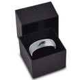 thumbnail image 3 of Tungsten Dog Hurdling Jumping Through Obstacles Band Ring 7mm Men Women Comfort Fit 18k Rose Gold Dome Brushed Gray Polished, 3 of 4