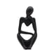 thumbnail image 1 of Escultura de pensador abstracto, artesanía, figuras, estatuas, decoración para el hogar y la oficina, regalos Negro Izquierda, 1 of 9