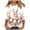 C#White, variant on Easter T-Shirts for Women 3/4 Sleeve Length Blouses Cute Rabbit Graphic Tees Round Neck Casual Tops Loose Fit Comfy Shirts
