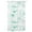 Teal, variant on Sheer Curtains 84 Inches Long, Green Flower Semi Sheer Curtains Light Filtering Window Treatment, Watercolor Floral Botanical Line Drawing Print Privacy Voile Drapes for Living Room 52x84 Inch