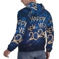 thumbnail image 6 of Pofeuu Beautiful New Year 2024 Print Mens Casual Hooded Collar Drawstring Hoodies Pullover Sweatshirts Casual Long Sleeve Shirts-4X-Large, 6 of 7