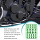 thumbnail image 5 of Tapas de Perno Coloridas Speravity para Accesorios de Motos Verde, 5 of 6