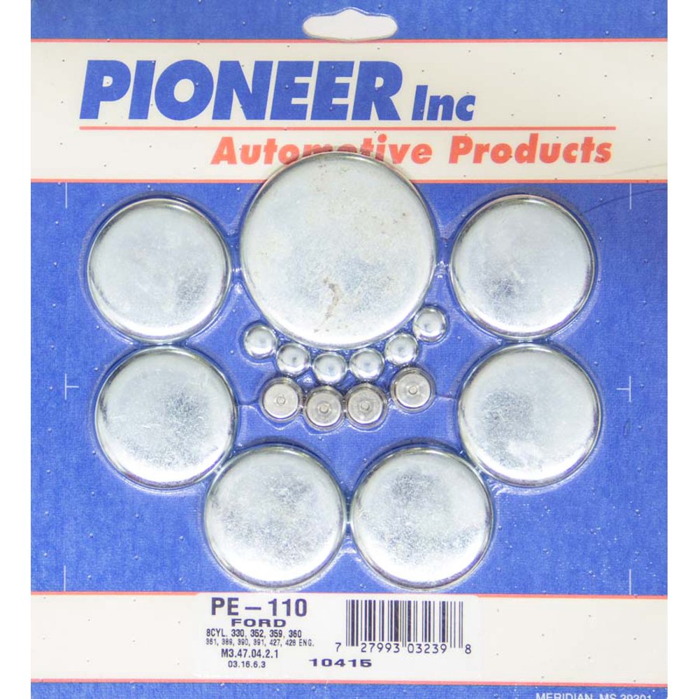 Pioneer Ford FESeries Steel Freeze Plug Kit P/N PE110