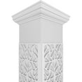 thumbnail image 4 of Ekena Millwork 8"W x 10'H Craftsman Classic Square Non-Tapered Paisley Fretwork Column w/ Tuscan Capital & Tuscan Base, 4 of 8