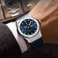 thumbnail image 3 of Mens Stylish Night Glow Quartz Watch - Water Resistant, Accurate Timekeeping, Luminous Dial, Perfect Accessory for Formal Occasions, 3 of 7