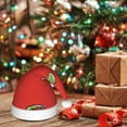 thumbnail image 6 of KLL Christmas Hats for Adults Plush Cool Crocodile With Sunglasses Print Santa Hat Xmas Fluffy Santa Claus Hat for Women Men, 6 of 6