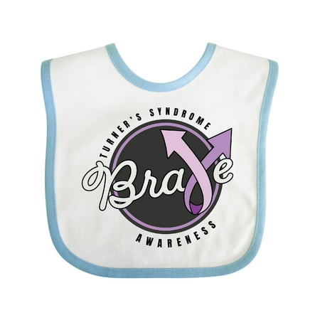 

Inktastic Turners Syndrome Awareness Brave Gift Baby Boy or Baby Girl Bib