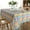 Rabbit Plaid, variant on Easter Rectangle Tablecloth 60x102 Inch, Easter Rabbits Printed Seasonal Spring Holiday Table Cloth Decorative Table Cover for Picnic Banquet Party Kitchen Dining Room