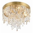 thumbnail image 3 of Crystorama Winfield 4 Light Antique Gold Ceiling Mount - 16"W x 13.75"H x 16"D, 3 of 11