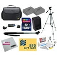 thumbnail image 1 of Ultimate Accessory Kit for Canon PowerShot G15 G16 G1 X Digital Camera with 2 NB10L Battery + Charger + Monopod + Tripod + Mini tripod + 64GB Transcend SDHC Memory Card + Carrying Case, 1 of 9