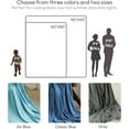 thumbnail image 3 of Cooling Blanket Queen Size for Hot Sleepers,Double Sided Cold Lightweight Summer Bed Blanket, Air Blue 90"x90", 3 of 9