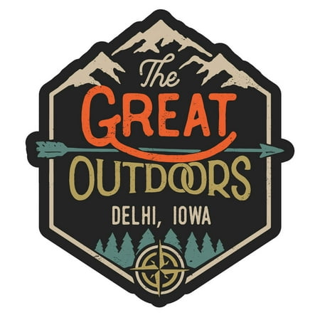 

Delhi Iowa The Great Outdoors Design 2-Inch Fridge Magnet