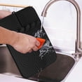 thumbnail image 4 of WIZUTIZ Griddle Mat Barbeque Grill Accessories Tools For Side Shelf Mat Grill Pad For Outdoor Grill Kitchen Counter Spatula Mat With Drip Pad For K First Home Must Haves Practical&affordable, 4 of 5