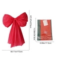 thumbnail image 3 of karymi Valentines Day Decorations Gigantic Wall Bow For Tree Door And Window Hanging Large Romantic Bow For Home Party Decor Indoor Outdoor Decors Gifts for Women Holiday Gifts, 3 of 6