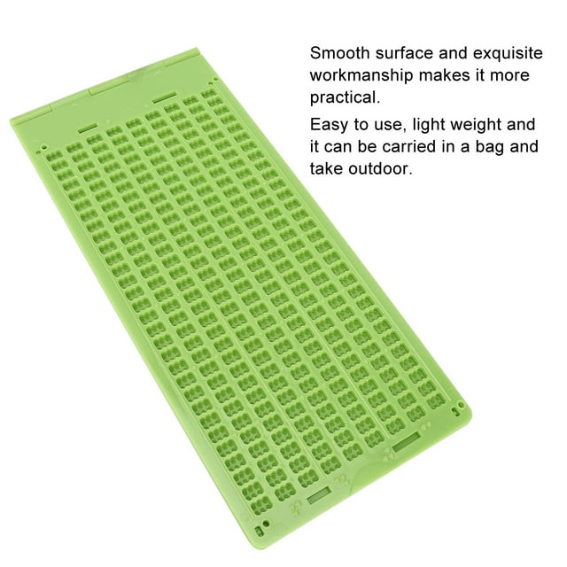 Herramienta de Escritura Braille, Desde Hace Mucho Tiempo Utilice la Superficie de la Superficie Lisa Braille Writing Slate, Exquisita Mano de Obra Fácil de Usar para la Oficina Oficina