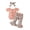 Pink, variant on 2025 0-18M Newborn Baby Girl Clothes Outfits Rib Knit Bodysuit Romper Short Sleeve Floral Flare Pants Headband Coming Home Outfit Pink