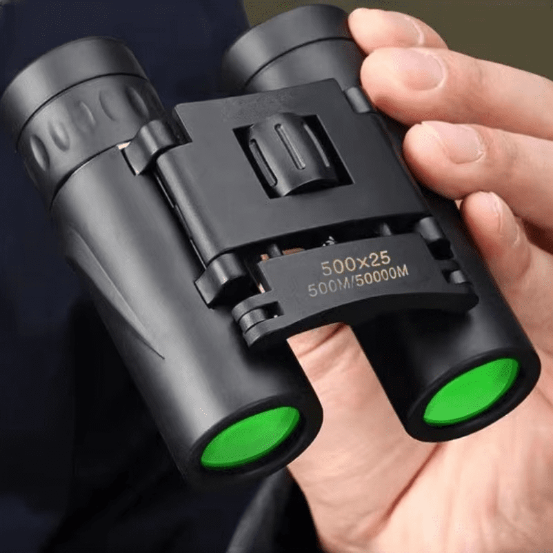 500x25 Powerful Binoculars Long Range Folding Telescope Optics For Hunting Sports Outdoor Camping Travel