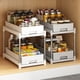 thumbnail image 4 of Estante para de Cocina, Estante para Cajones, Armarios de Cocina, Organizador, Tipo ExtraíBle, Cesta de Almacenamiento de Frutas y Verduras, CajóN, Color Blanco, 4 of 5