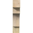 thumbnail image 2 of Ekena Millwork 6"W x 24"D x 28"H Westlake Block Rough Sawn Bracket, Douglas Fir, 2 of 25