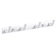 thumbnail image 1 of Perchero de pared blanco elegante, ganchos para abrigos resistentes de aluminio macizo, material inoxidable para montaje en pared, fácil de instalar con todos los herrajes necesarios incluidos para, 1 of 5