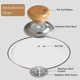 thumbnail image 3 of Wooden Lid Handle Knob, Universal Replacement Knobs, Lid Knobs, Kitchen Utensil Replacement Universal Knobs, for Most Pot Lid Replacement, 4 Pieces, 3 of 5