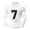 #396-White, variant on Donemore Men's Elastic Waffle Knit Long Sleeve Round Neck Top with Print for Fitness and Home Loungewear