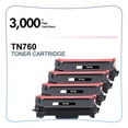 thumbnail image 4 of INKMENSE TN760 Toner Cartridge Compatible for Brother TN-760 TN760 TN730 TN-730 Work for Brother HL-L2350DW MFC-L2710DW DCP-L2550DW MFC-L2690DW (Black, 4-Pack), 4 of 8