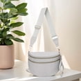 thumbnail image 6 of HUISZJ Crossbody Bag Sling Shoulder Bag, Fanny Packs with Adjustable, Sling Bag Sling Shoulder Bag Wallet for Women (Gray), 6 of 10
