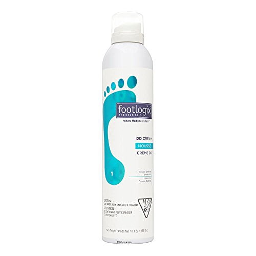 FOOTLOGIX DD Cream Mousse, White, 4.23 Ounce