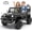 Black, variant on HappyToysWorld Kids Ride On Car 24V with Parent Remote Control, 2-Seater Electric Toy Truck for Big Boys & Girls, 4 Shock Absorbers, 3 Speed Modes, 24 Volt Battery Powered Vehicle
