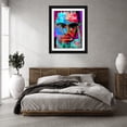 thumbnail image 3 of Stephen Chambers 25x32 Black Ornate Wood Framed With Double Matting Wall Art Titled - Malcolm X, 3 of 6