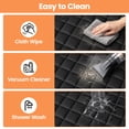 thumbnail image 4 of SMATTO Back Seat Extender for Dogs, Hard Bottom Dog Car Seat Cover Foldable Dog Seat- Supports 410lbs, Rear Seat Pet Cover with Mesh Window, Waterproof Dog Hammock for Car SUV and Trucks, 4 of 9
