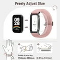 thumbnail image 4 of Vodtian Elastic Bands Compatible with Xiaomi Smart Watch 9 Active, Solo Loop Replacement Straps for Redmi Watch 3 for Women Men, 4 of 7