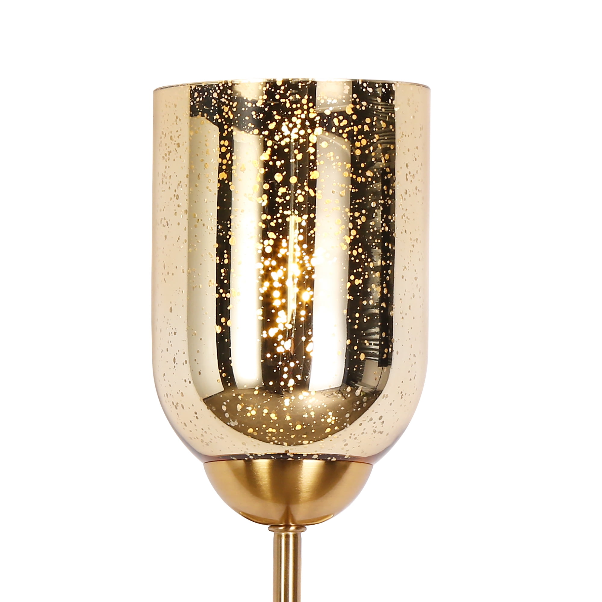 LNC Euniecstasy 4.7-in W 1-Light Polished Gold Modern Led,Incandescent Wall Sconce