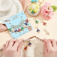 thumbnail image 4 of 16 Pcs Mushroom Stitch Markers Alloy Enamel Crochet Stitch Marker Charms with 304 Stainless Steel Clasp, 4 of 7