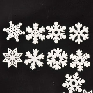 6Pcs 5.9/7.9 Inch Christmas White Snowflake Ornaments Foam Glitter Snow  Flakes Decorations for Wedding Winter Holiday Party Decor