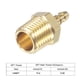 thumbnail image 5 of Conector de tubo recto de latón Uxcell, 2 unidades, 3/16"x1/4 NPT, 5 of 7