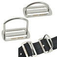 thumbnail image 3 of Scuba Diving Stainless Steel Weight Belt Stopper Slider Keeper with D-Ring Short D Ring Buckle, 3 of 9