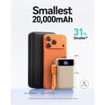 thumbnail image 3 of Power Bank INIU de 20000 mAh, carga rápida PD de 22,5 W, beige, 3 of 8