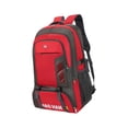 thumbnail image 4 of Mochila para hombre de gran capacidad con correas ajustables, informal. Rojo, 4 of 9