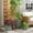 Green, variant on Safavieh Carolina Round Beige Fiber Clay Plant Pots - Set of 3