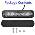 thumbnail image 5 of DC 12-24V 18W Red 6LED Car Truck Safety Urgent Always Bright Light Lamp, 5 of 6